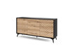 Lipasto AKL Furniture Diamond Sands KSZ154, ruskea/musta hinta ja tiedot | Lipastot | hobbyhall.fi