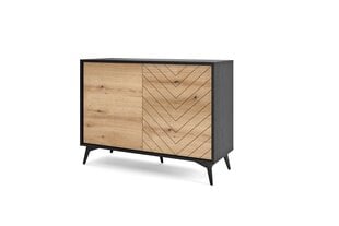 Lipasto AKL Furniture Diamond Sands K104, ruskea/musta hinta ja tiedot | Lipastot | hobbyhall.fi