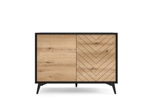Lipasto AKL Furniture Diamond Sands K104, ruskea/musta hinta ja tiedot | Lipastot | hobbyhall.fi