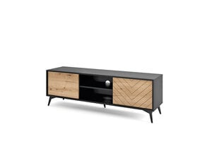 TV-taso AKL Furniture Diamond Sands 154, ruskea/musta hinta ja tiedot | TV-tasot | hobbyhall.fi