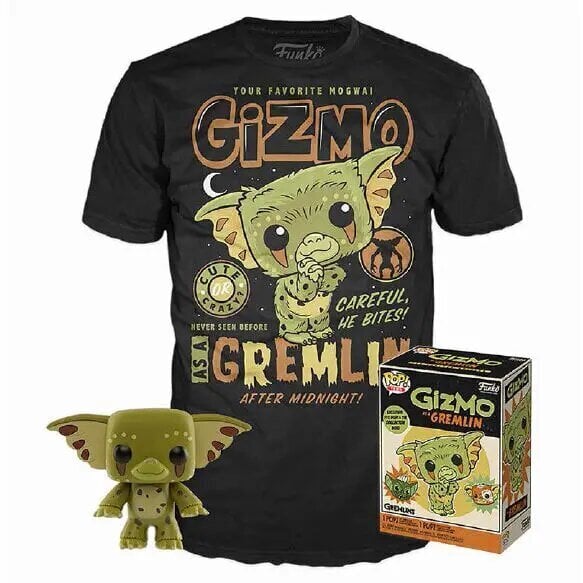 POP-hahmo & Tee Gremlins Gizmo Exclusive hinta ja tiedot | Miesten T-paidat | hobbyhall.fi