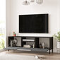 TV-jalusta, Asir, 140 x 47 x 36 cm, musta hinta ja tiedot | TV-tasot | hobbyhall.fi