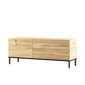 TV-teline, Asir, 120x47x36 cm, musta hinta ja tiedot | TV-tasot | hobbyhall.fi