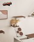 Seinään kiinnitettävä taso kissalle, Feandrea, 70 x 50 cm, harmaanruskea hinta ja tiedot | Raapimispuut ja kiipeilypuut | hobbyhall.fi