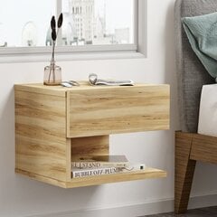 Yöpöytä, Asir, 40x36x32 cm, beige hinta ja tiedot | Yöpöydät | hobbyhall.fi