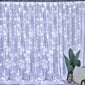 Garlianda-valoverho, 600 LED 6x3 m, kylmä valkoinen hinta ja tiedot | Jouluvalot | hobbyhall.fi