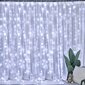 Garlianda - valoverho 256 LED 3x2,5 m, valkoinen hinta ja tiedot | Jouluvalot | hobbyhall.fi