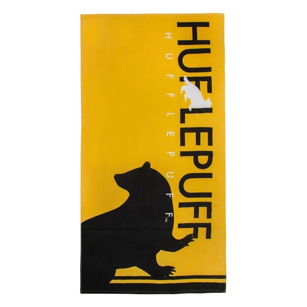 Harry Potter Pyyhe Hufflepuff 140 x 70 cm hinta ja tiedot | Pyyhkeet | hobbyhall.fi