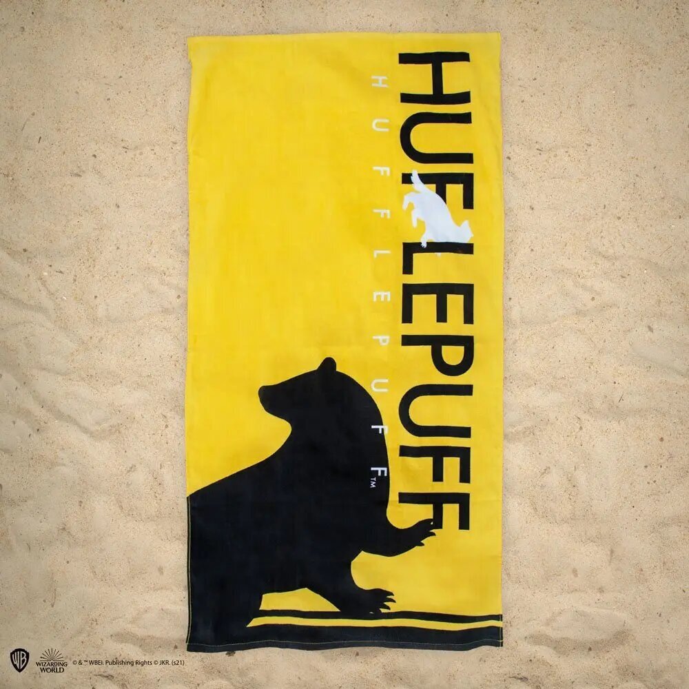 Harry Potter Pyyhe Hufflepuff 140 x 70 cm hinta ja tiedot | Pyyhkeet | hobbyhall.fi