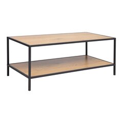 Sohvapöytä HEDVIG 100x50xH40cm, saarni/musta hinta ja tiedot | Sohvapöydät | hobbyhall.fi