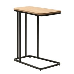 Sivupöytä HEDVIG 50x32xH60cm, saarni/musta hinta ja tiedot | Sohvapöydät | hobbyhall.fi