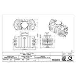 CRISTALL maanalainen säiliösarja 1600 L jalankulkijoiden lastaukseen hinta ja tiedot | Garantia Piha ja puutarha | hobbyhall.fi
