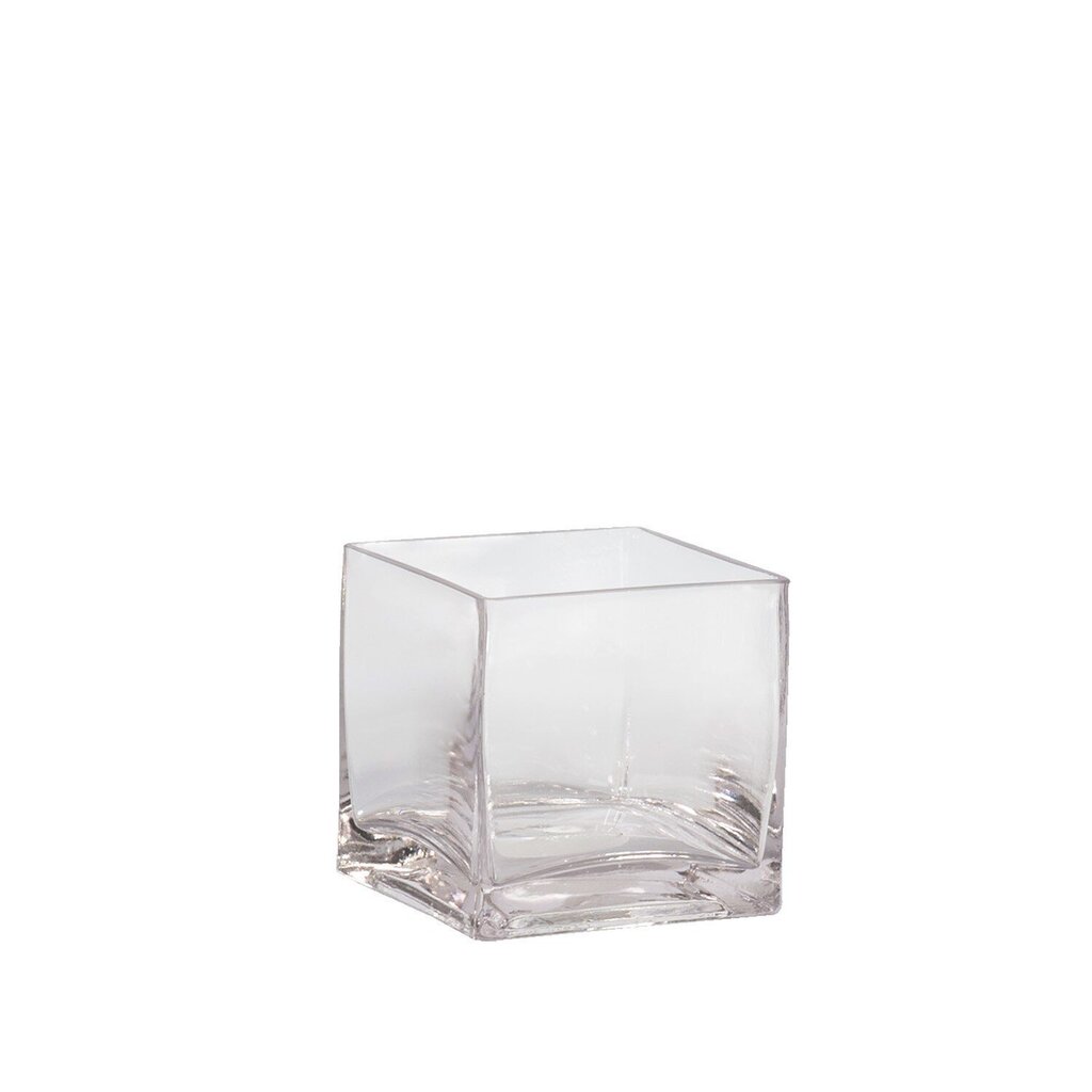 Maljakko IN HOME 10x10xH10cm, läpinäkyvä lasi hinta ja tiedot | Maljakot | hobbyhall.fi