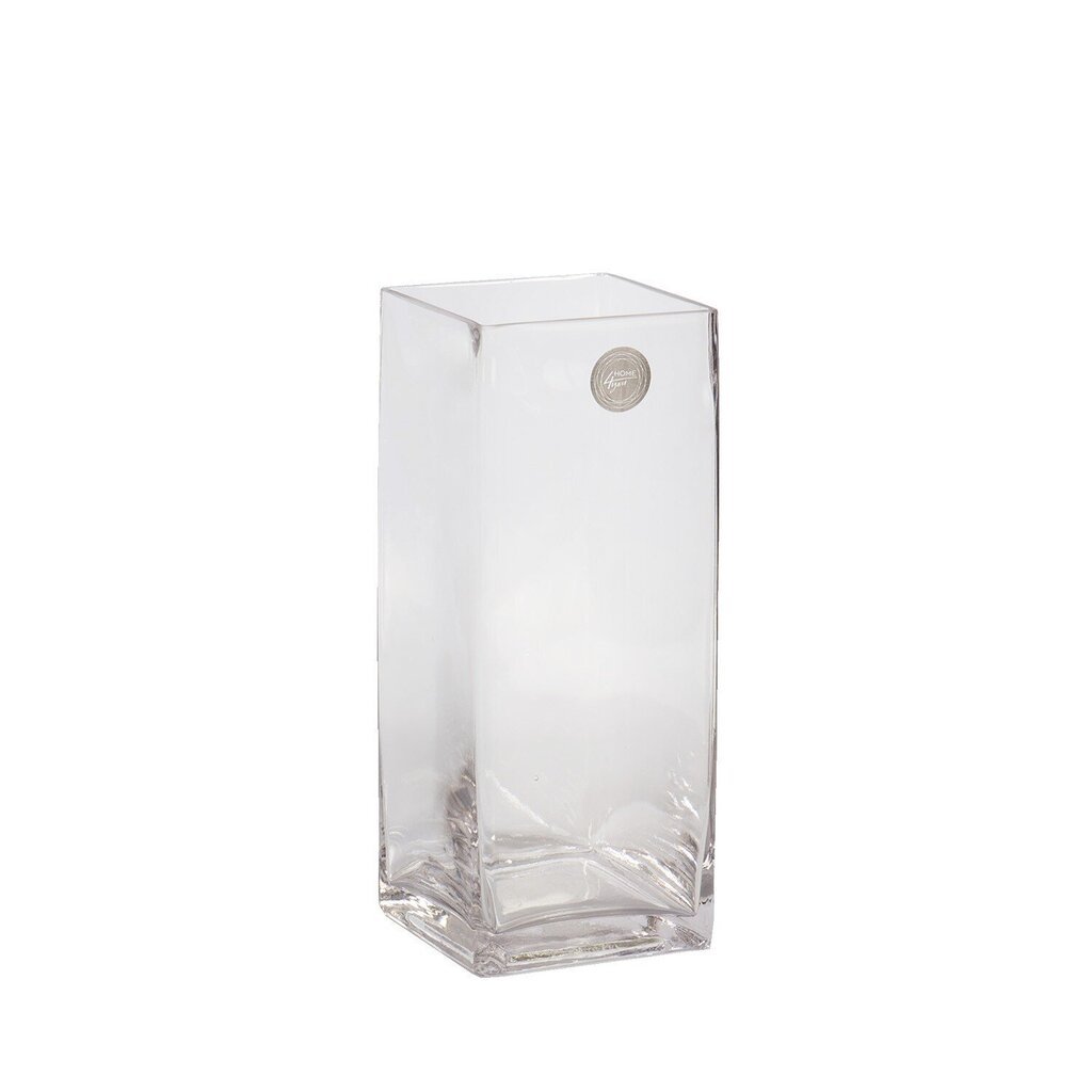 Maljakko IN HOME 10x10xH25cm, läpinäkyvä lasi hinta ja tiedot | Maljakot | hobbyhall.fi