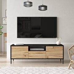 TV-teline, Asir, 140x47x36 cm, musta hinta ja tiedot | TV-tasot | hobbyhall.fi