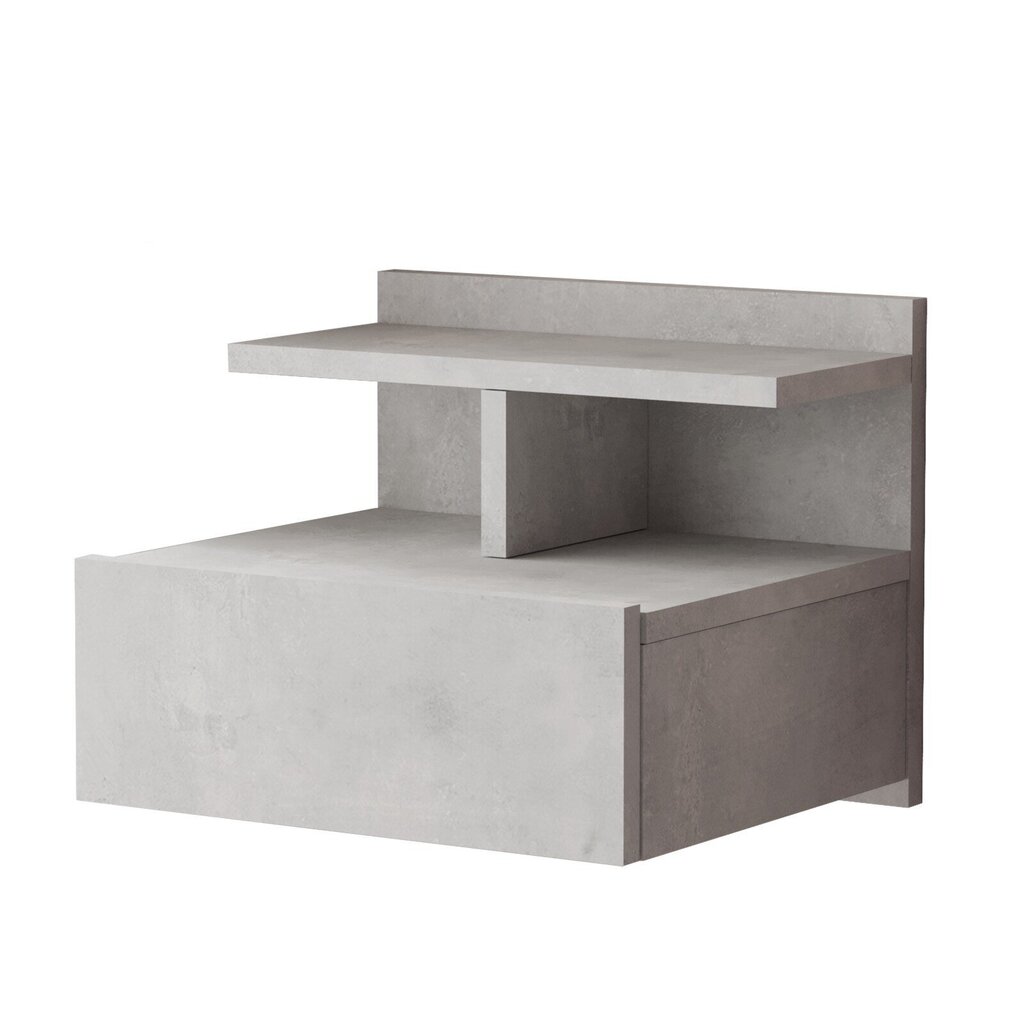 Yöpöytä, Asir, 40x32x36 cm, harmaa hinta ja tiedot | Yöpöydät | hobbyhall.fi