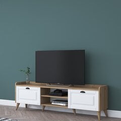 TV-taso, Asir, 180x55x35 cm, valkoinen hinta ja tiedot | TV-tasot | hobbyhall.fi