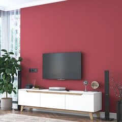 TV-teline, Asir, 180x49x 35 cm, valkoinen/beige hinta ja tiedot | TV-tasot | hobbyhall.fi