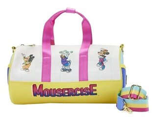Loungefly Disney Mikki Hiiri - Mousercise Duffle Bag (WDTB2548) 197892 hinta ja tiedot | Lasten asusteet | hobbyhall.fi