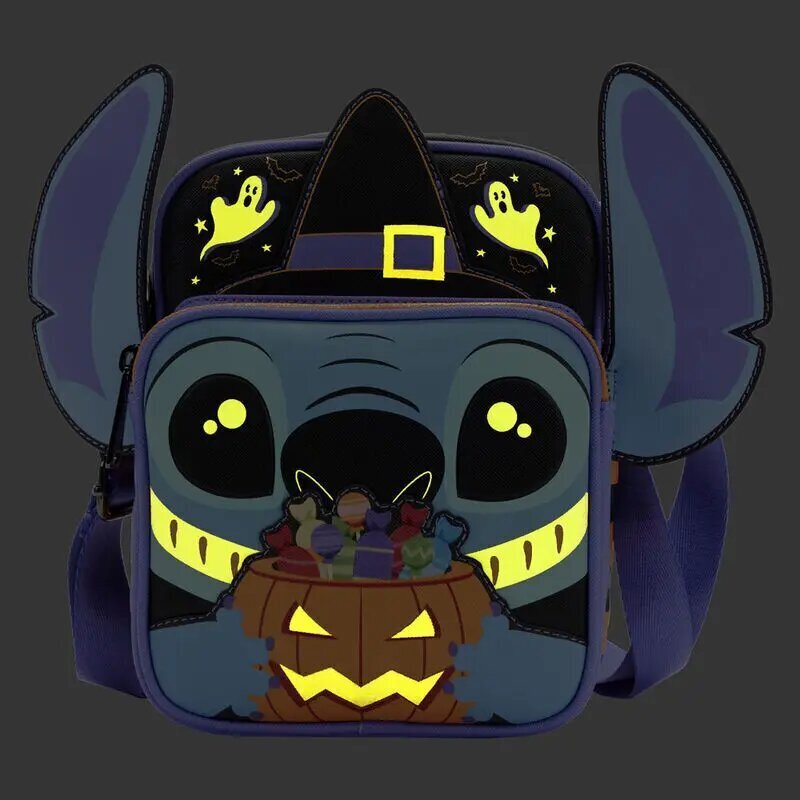 Loungefly Disney Lilo ja Stitch Halloween olkalaukku 117882 hinta ja tiedot | Lasten asusteet | hobbyhall.fi