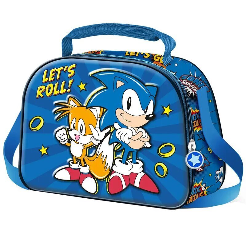 Sonic The Hedgehog Lets Roll 3D lounas laukku 117066 hinta ja tiedot | Lasten asusteet | hobbyhall.fi