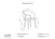 2 tuolin sarja Windsor and Co Elpis, harmaa hinta ja tiedot | Ruokapöydän tuolit | hobbyhall.fi