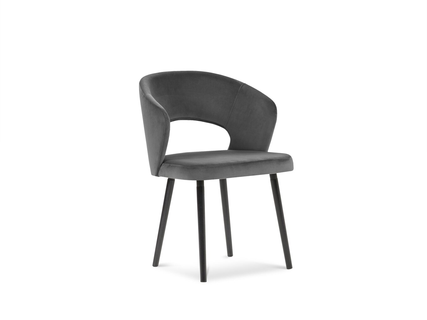 2 tuolin setti Windsor and Co Elpis, tummanharmaa hinta ja tiedot | Ruokapöydän tuolit | hobbyhall.fi