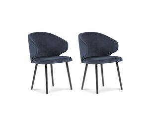 2 tuolin setti Windsor and Co. Nemesis, tummansininen hinta ja tiedot | Ruokapöydän tuolit | hobbyhall.fi