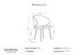 2 tuolin setti Windsor and Co. Nemesis, sininen hinta ja tiedot | Ruokapöydän tuolit | hobbyhall.fi