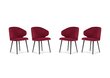 4 tuolin sarja Windsor and Co. Nemesis, punainen hinta ja tiedot | Ruokapöydän tuolit | hobbyhall.fi