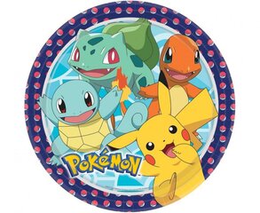 Pokemonilla varustettu kertakäyttöastiasetti 8 hengelle hinta ja tiedot | Tarjoiluastiat ja aterimet juhliin | hobbyhall.fi