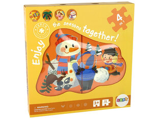 Puzzle 4in1 , 4 vuodenaikaa hinta ja tiedot | Palapelit | hobbyhall.fi