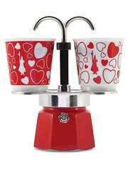 Bialetti Moka Mini Express, 2x90ml hinta ja tiedot | Kahvipannut ja teekannut | hobbyhall.fi