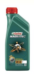 Täyssynteettinen moottoriöljy Castrol Magnatec 5W40 C3 1 l hinta ja tiedot | Castrol Autotuotteet | hobbyhall.fi