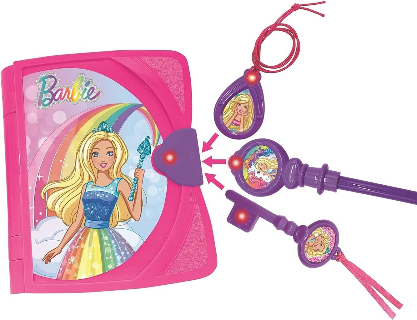 Lexibook - Barbie - Electronic Secret Diary (SD15BBY) hinta ja tiedot | Vihkot, muistikirjat ja paperit | hobbyhall.fi
