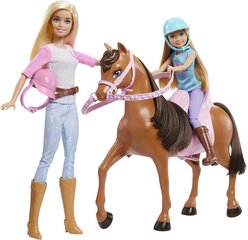 Barbie - Dolls and Horse (GXD65) hinta ja tiedot | Tyttöjen lelut | hobbyhall.fi