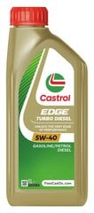 Castrol Edge Turbo Diesel TITANIUM FST 5W-40 1l hinta ja tiedot | Castrol Autotuotteet | hobbyhall.fi