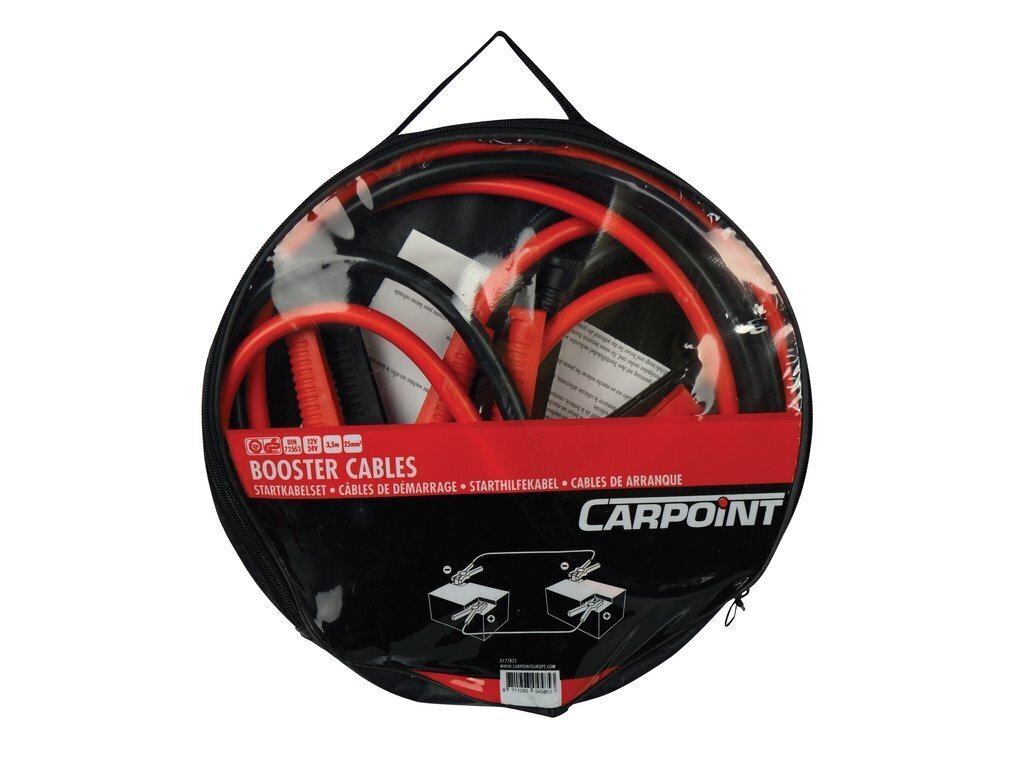 Auton tehostimen kaapelit 25mm 3.5m 12V 24V CARPOINT 0177825 hinta ja tiedot | Auton akkulaturit | hobbyhall.fi