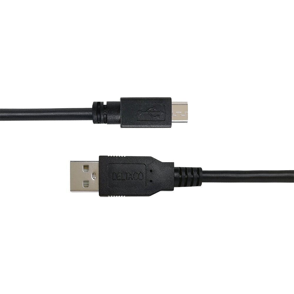 Deltaco USB-301S-K 00140008 hinta ja tiedot | Puhelinkaapelit | hobbyhall.fi