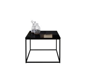 Sohvapöytä Belret, 60x60 cm, musta hinta ja tiedot | Sohvapöydät | hobbyhall.fi