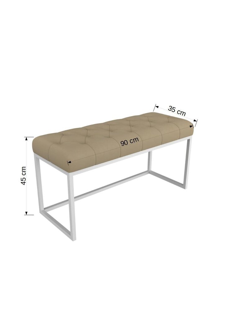 Penkki Flit, 90x45x35 cm, tummansininen/kultainen hinta ja tiedot | Säkkituolit, rahit ja penkit | hobbyhall.fi