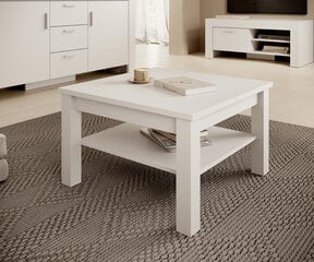 Sohvapöytä Cesiro, 80x80 cm, valkoinen hinta ja tiedot | Sohvapöydät | hobbyhall.fi