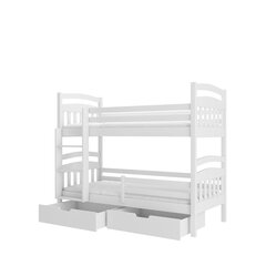 Kerrossänky ADRK Furniture Ada 80x180cm, valkoinen hinta ja tiedot | Lastensängyt | hobbyhall.fi