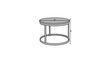 Rinen sohvapöytä, 55x55cm, harmaa, musta hinta ja tiedot | Sohvapöydät | hobbyhall.fi