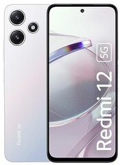 Xiaomi Redmi 12 5G 4/128GB Polar Silver,MZB0EGAEU hinta ja tiedot | Matkapuhelimet | hobbyhall.fi