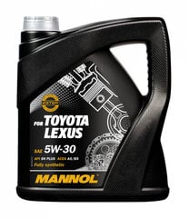 Mannol 5W30 OEM -moottoriöljy, Toyota, Lexus, 4L hinta ja tiedot | Moottoriöljyt | hobbyhall.fi