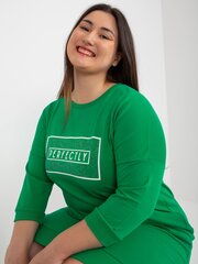 Naisten vihreä plus-kokoinen tunika hinta ja tiedot | Tunikat | hobbyhall.fi