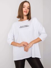 Naisten valkoinen pusero, jossa teksti. hinta ja tiedot | Naisten paidat | hobbyhall.fi