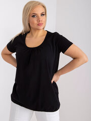 Naisten musta plus-kokoinen T-paita hinta ja tiedot | Naisten paidat | hobbyhall.fi