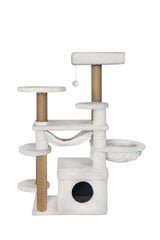 Kissan raapimistolppa Dubex, 108x65x129 cm, valkoinen hinta ja tiedot | Raapimispuut ja kiipeilypuut | hobbyhall.fi